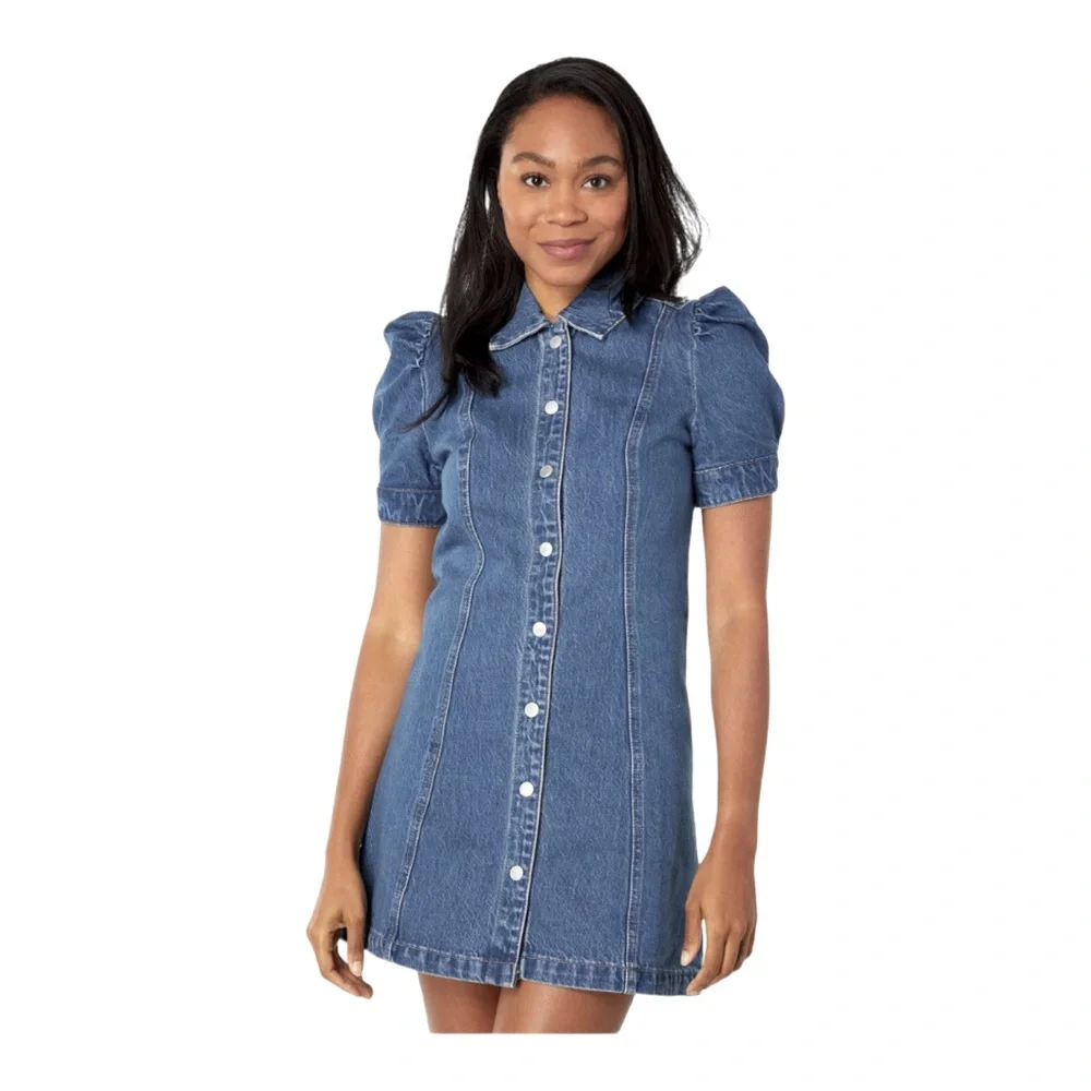 BLANK NYC Walk in the Park Denim Dress - Picture 5 of 11